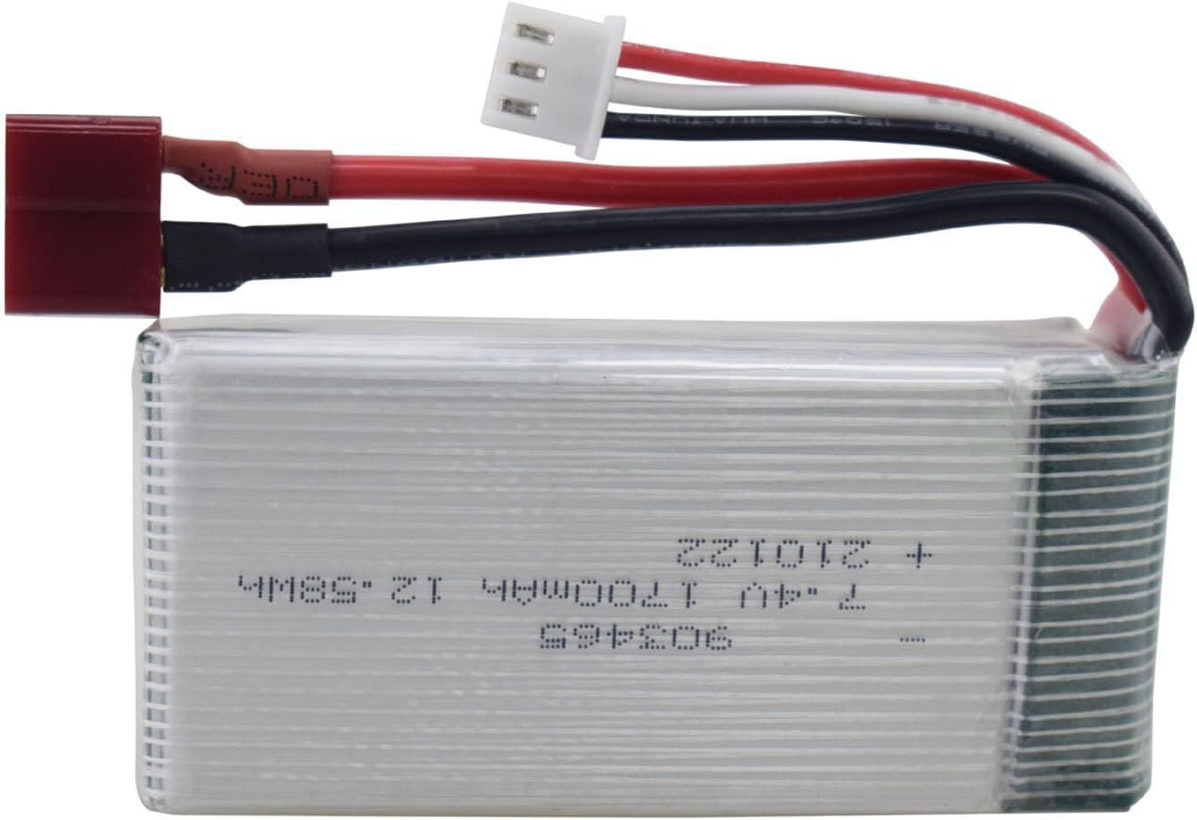 2tk 7.4V 1700mAh liitium akud, ühilduvad 4WD suure kiirusega RC auto - mudelid 9200/9200E/200E/9202E/9203E/9204E/9205E/9206E/2995/YC300 цена и информация | Patareid | kaup24.ee