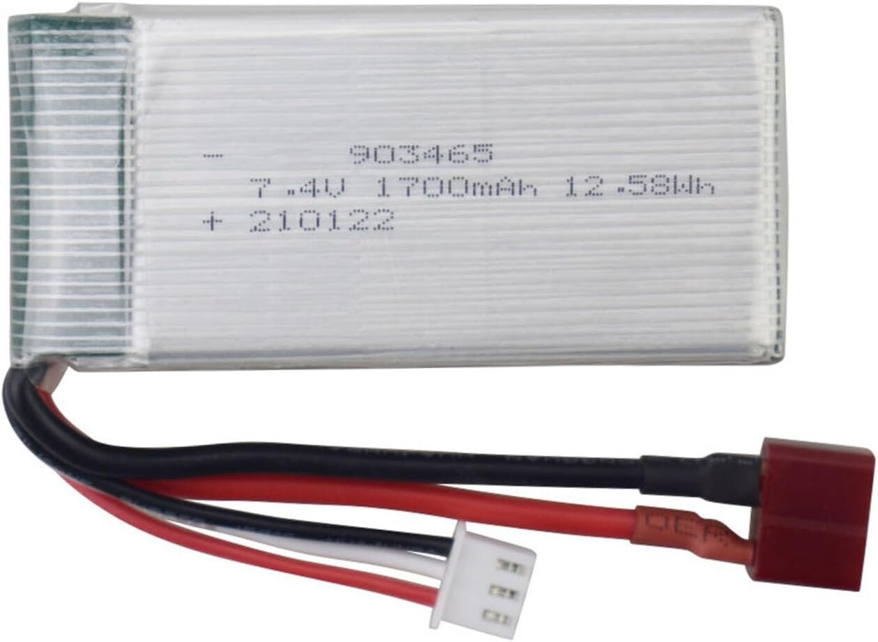 2tk 7.4V 1700mAh liitium akud, ühilduvad 4WD suure kiirusega RC auto - mudelid 9200/9200E/200E/9202E/9203E/9204E/9205E/9206E/2995/YC300 цена и информация | Patareid | kaup24.ee