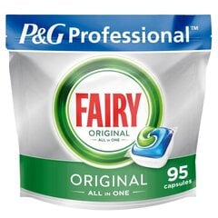 Nõudepesumasina kapslid Fairy Professional Original, 95 tk hind ja info | Nõudepesuvahendid | kaup24.ee