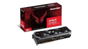 PowerColor Red Devil AMD Radeon RX 7800 XT (RX 7800 XT 16G-E/OC) hind ja info | Videokaardid (GPU) | kaup24.ee