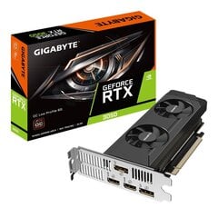 Gigabyte GeForce RTX 3050 OC Low Profile (GV-N3050OC-6GL) hind ja info | Videokaardid (GPU) | kaup24.ee