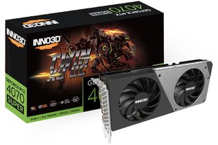 Inno3D GeForce RTX 4070 Super Twin X2 OC (N407S2-126XX-186162N) hind ja info | Videokaardid (GPU) | kaup24.ee