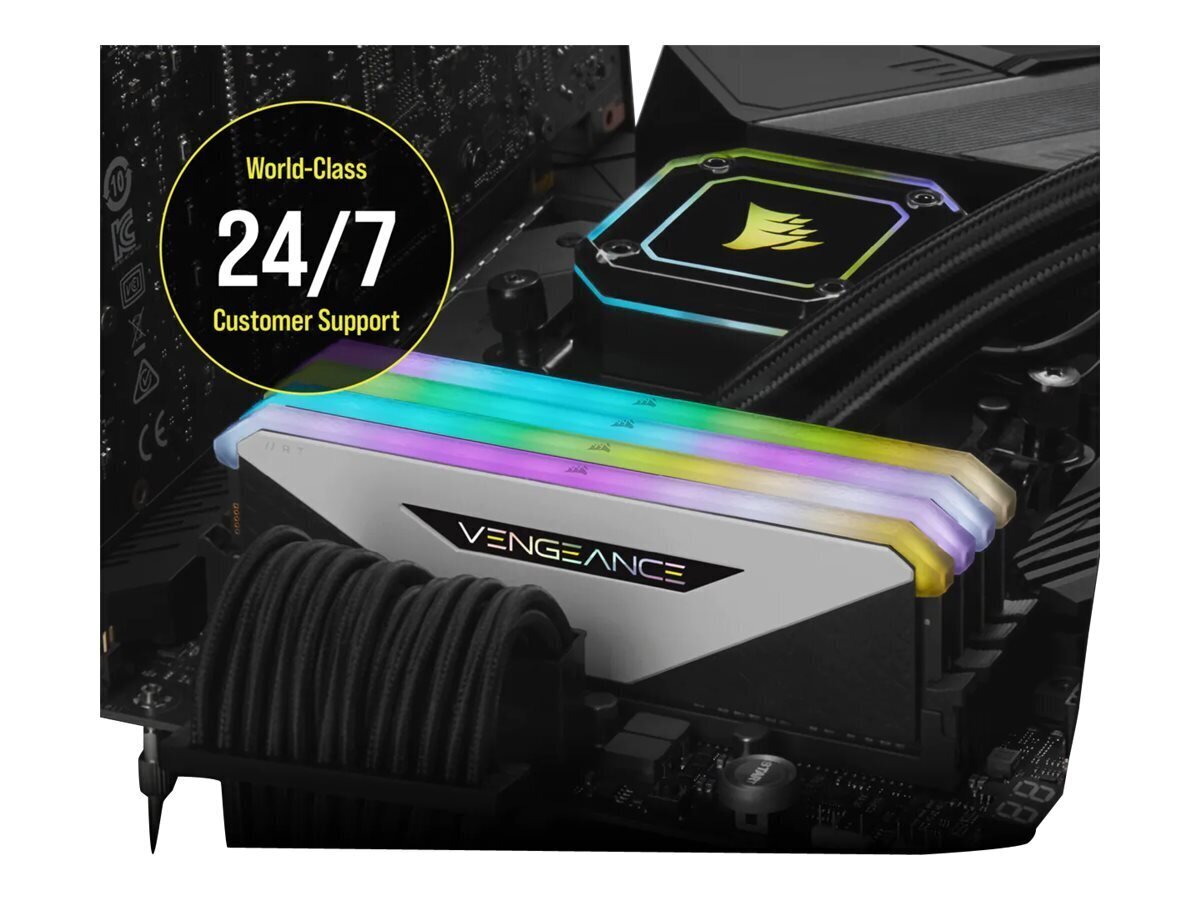 Corsair Vengeance RGB RT (CMN32GX4M2Z3600C18W) цена и информация | Operatiivmälu (RAM) | kaup24.ee