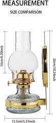 Керосиновая лампа Amanigo (Настенная) цена и информация | Подсвечники, свечи | kaup24.ee