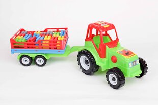 Traktor haagise ja plokkidega hind ja info | Poiste mänguasjad | kaup24.ee