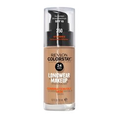 Revlon Colorstay тональный крем для комбинированной и жирной кожи, тон 350 Rich Tan, 30 мл цена и информация | Пудры, базы под макияж | kaup24.ee