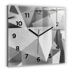 Seinakell Hall Geomeetriline Abstraktsioon, 30x30 cm цена и информация | Часы | kaup24.ee