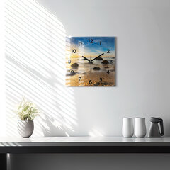 Seinakell Päikesetõusu Balti Meri, 30x30 cm hind ja info | Kellad | kaup24.ee