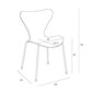 Tool D2.Design Martinus, valge цена и информация | Söögilaua toolid, köögitoolid | kaup24.ee