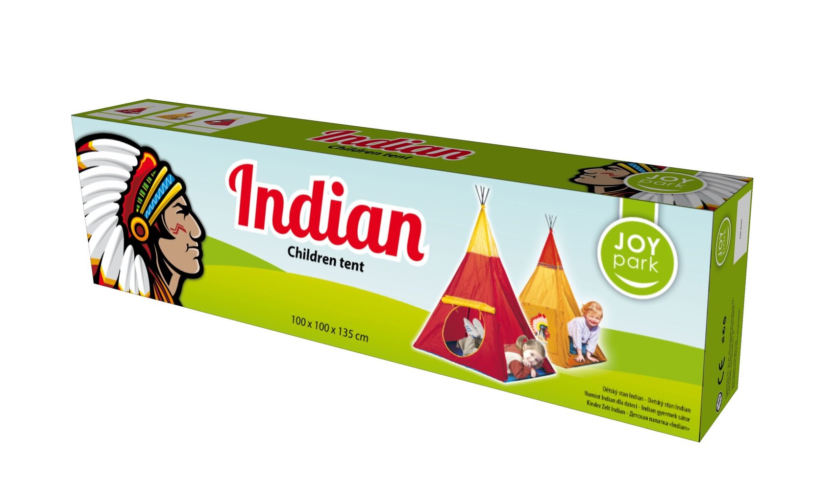 Laste India telk III, 100x100x135cm hind ja info | Mänguväljakud, mängumajad | kaup24.ee