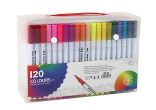 Kahepoolsete pastakate komplekt, 120 värvi hind ja info | Kunstitarbed, voolimise tarvikud | kaup24.ee