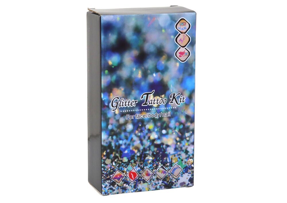 Tattoo komplekt lastele Glitter Tattoo Kit, 187 tk hind ja info | Tüdrukute mänguasjad | kaup24.ee