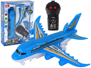 самолет на дистанционном управлении, синий цена и информация | Развивающий мелкую моторику - кинетический песок KeyCraft NV215 (80 г) детям от 3+ лет, бежевый | kaup24.ee
