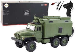 Veoauto Lean Toys 1:16 Remote Control RC Military Truck hind ja info | Poiste mänguasjad | kaup24.ee