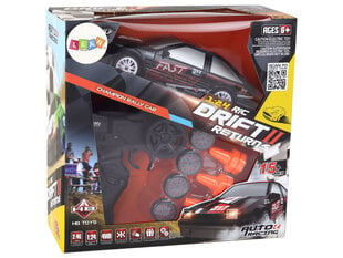 RC sportauto Lean Toys, must hind ja info | Poiste mänguasjad | kaup24.ee