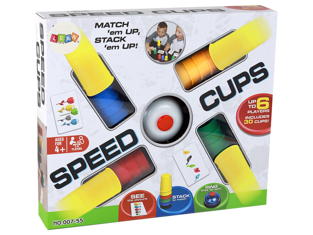 Õppemäng Lean Toys Speed ​​​​Cups hind ja info | Lauamängud ja mõistatused | kaup24.ee