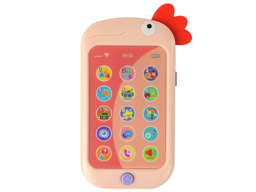 Interaktiivne mängutelefon inglise keeles Huanger, roosa hind ja info | Imikute mänguasjad | kaup24.ee