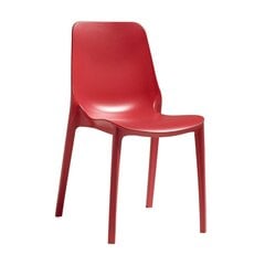 Красный пластиковый стул Ginevra цена и информация | Стулья для кухни и столовой | kaup24.ee