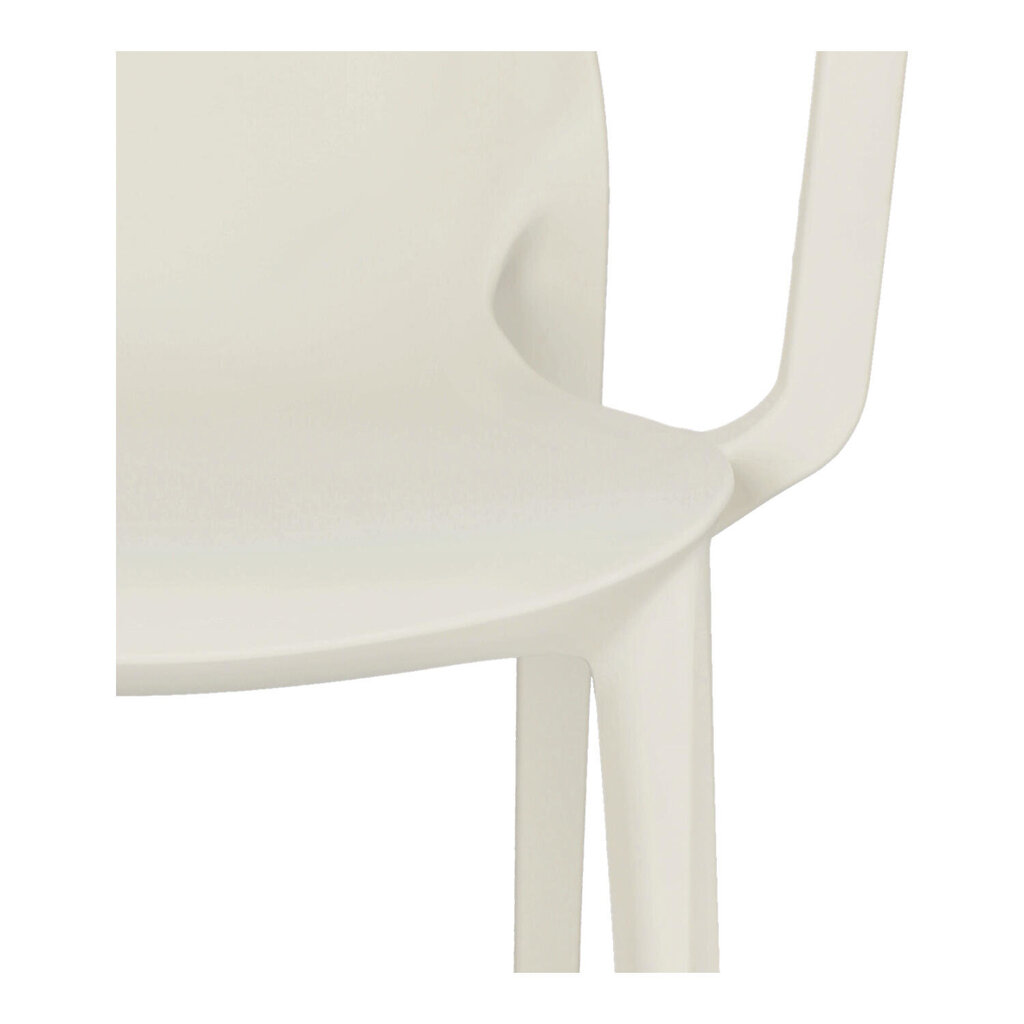 Ginevra tool käetugedega valge plastist hind ja info | Söögitoolid, baaritoolid | kaup24.ee