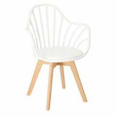 Sirena tool käetugedega valge hind ja info | Söögilaua toolid, köögitoolid | kaup24.ee