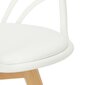 Sirena tool käetugedega valge цена и информация | Söögitoolid, baaritoolid | kaup24.ee