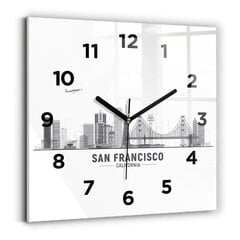 Seinakell San Francisco Panoraam, 30x30 cm цена и информация | Часы | kaup24.ee
