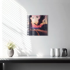 Seinakell Päikeseloojang La -S, 30x30 cm hind ja info | Kellad | kaup24.ee