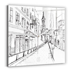 Seinakell Provence'I Linna Joonis, 30x30 cm hind ja info | Kellad | kaup24.ee