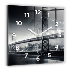Seinakell San Francisco Öösild, 30x30 cm цена и информация | Часы | kaup24.ee