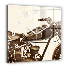 Seinakell Seepia Vintage Mootorratas, 30x30 cm hind ja info | Kellad | kaup24.ee