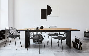 Кресло Golig черное черная подушка металл цена и информация | Стулья для кухни и столовой | kaup24.ee