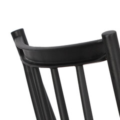 Tool Wandun, must plastmass hind ja info | Söögilaua toolid, köögitoolid | kaup24.ee