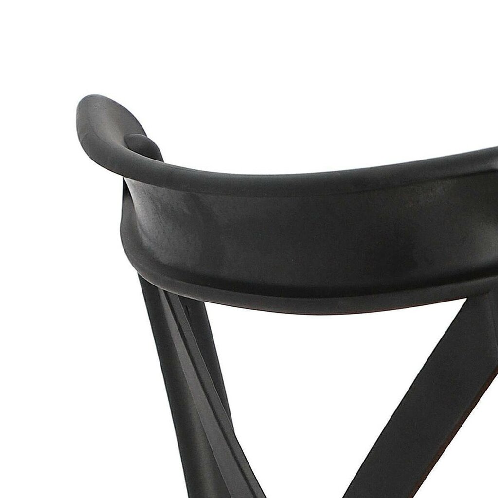 Moreno tool must plastikust hind ja info | Söögilaua toolid, köögitoolid | kaup24.ee