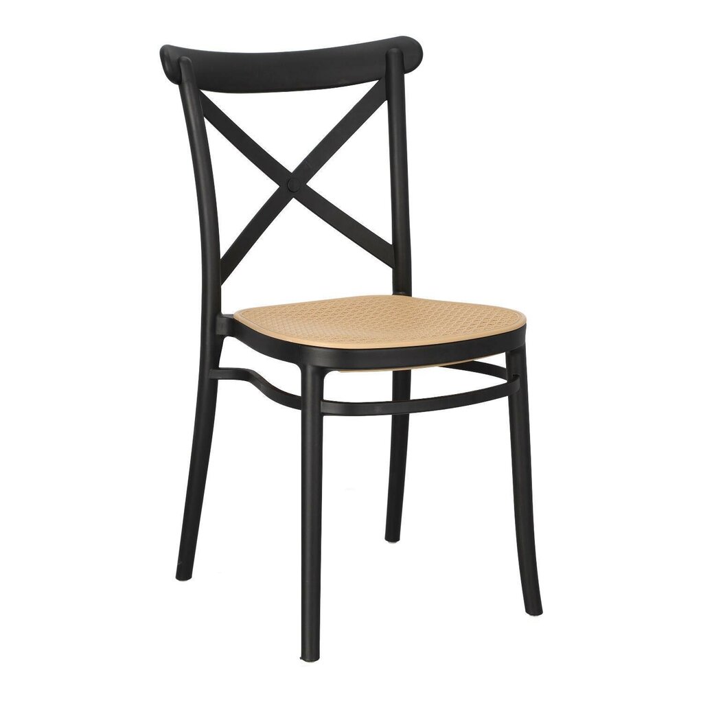 Moreno tool must plastikust hind ja info | Söögilaua toolid, köögitoolid | kaup24.ee