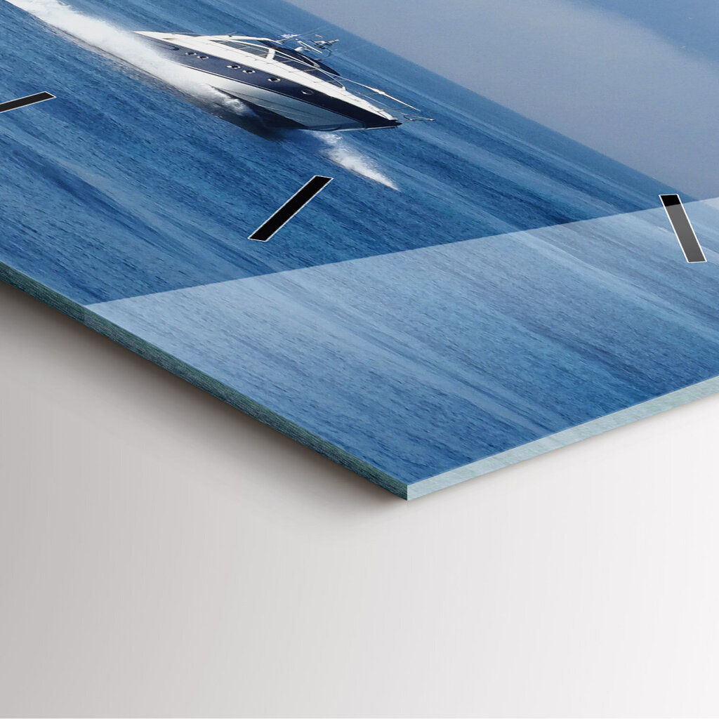 Seinakell Voolav Paat Ookeanis, 30x30 cm цена и информация | Kellad | kaup24.ee