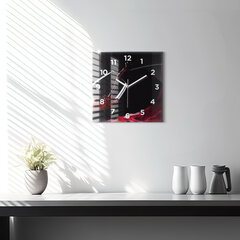 Seinakell Punane Vein, 30x30 cm цена и информация | Часы | kaup24.ee