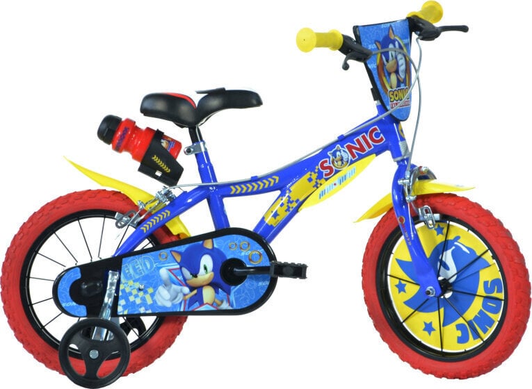 Laste jalgratas Sonic, 14'', sinine hind ja info | Jalgrattad | kaup24.ee