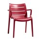 Sunset tool punane SCAB plastikust hind ja info | Söögilaua toolid, köögitoolid | kaup24.ee