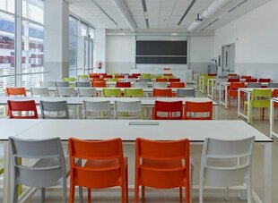 Пластиковый стул Sai оранжевого цвета цена и информация | Стулья для кухни и столовой | kaup24.ee