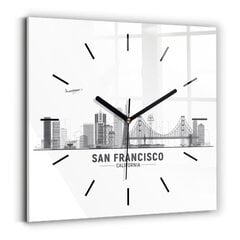 Seinakell San Francisco Panoraam, 30x30 cm цена и информация | Часы | kaup24.ee