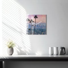 Seinakell Päikeseloojang Los Angeles, 30x30 cm цена и информация | Часы | kaup24.ee