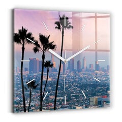 Seinakell Päikeseloojang Los Angeles, 30x30 cm цена и информация | Часы | kaup24.ee