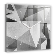 Seinakell Hall Geomeetriline Abstraktsioon, 30x30 cm цена и информация | Часы | kaup24.ee