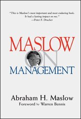 Maslow on Management hind ja info | Majandusalased raamatud | kaup24.ee