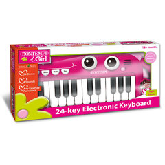 Детское пианино Bontempi, розовый цвет цена и информация | Развивающие игрушки | kaup24.ee