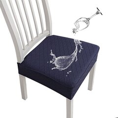 Комплект чехлов для сидений стульев, 4 шт., синий цена и информация | Подушки, наволочки, чехлы | kaup24.ee