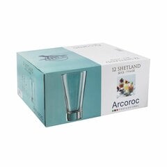 Набор стаканов Arcoroc Shetland 12 штук Прозрачный Cтекло (22 cl) цена и информация | Стаканы, фужеры, кувшины | kaup24.ee