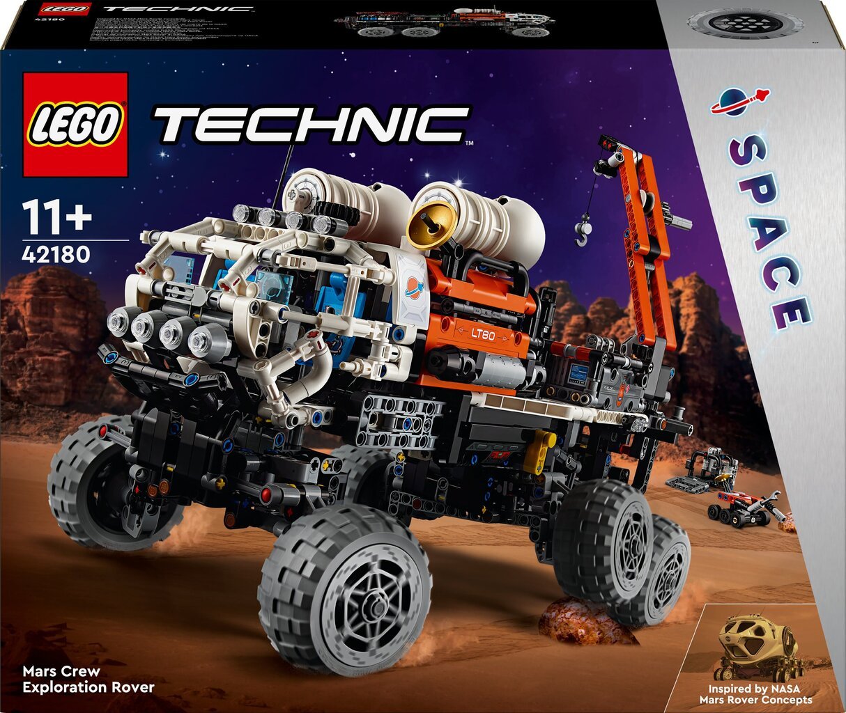 42180 LEGO® Technic Marsi meeskonna uurimissõiduk hind ja info | Klotsid ja konstruktorid | kaup24.ee