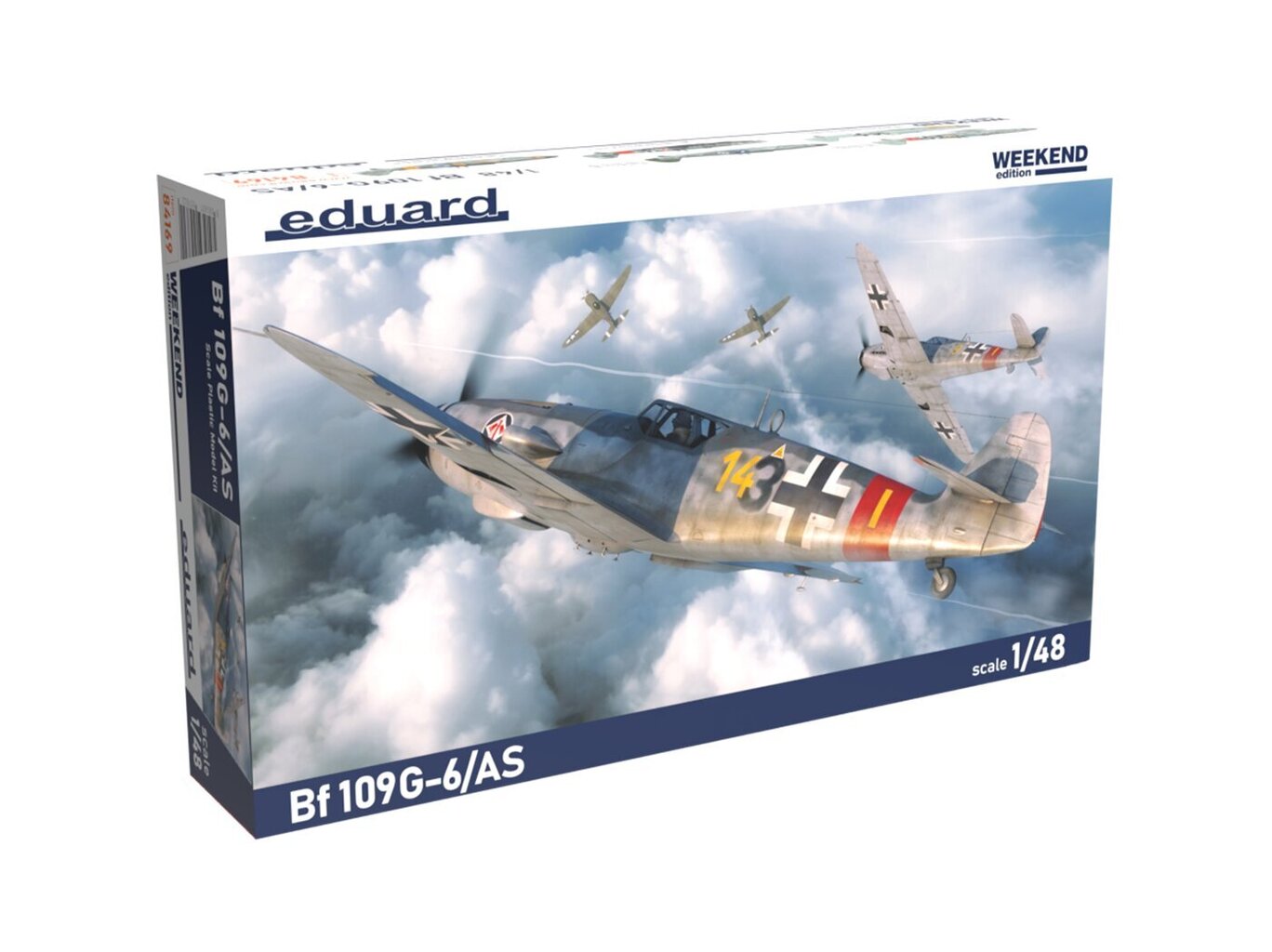 Eduard - Bf-109G-6/ AS Weekend Edition, 1/48, 84169 hind ja info | Klotsid ja konstruktorid | kaup24.ee