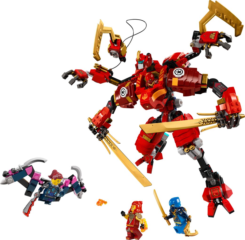 71812 LEGO® Ninjago Ninja Kai ronimisrobot hind ja info | Klotsid ja konstruktorid | kaup24.ee